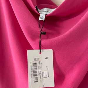 Gibson Latimer Pink Asymmetrical Dress